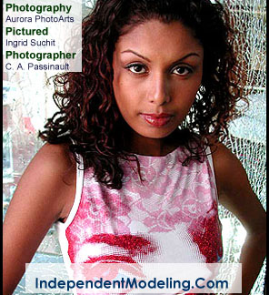 New York fashion model Ingrid Suchit photographed by Tampa Bay photography company Aurora PhotoArts. Photograph by top Tampa photographer C. A. Passinault.